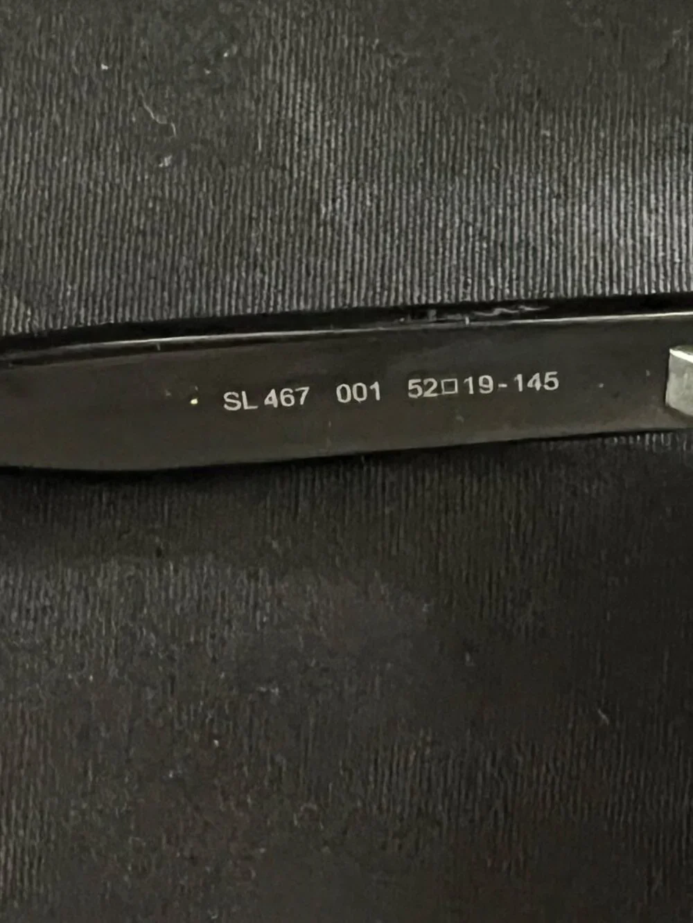 Saint Laurent SL 467 001 Black Dark Grey Lens Cat Eye Women Sunglasses